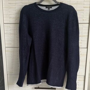 Rag & Bone Heathered Indigo Pullover
